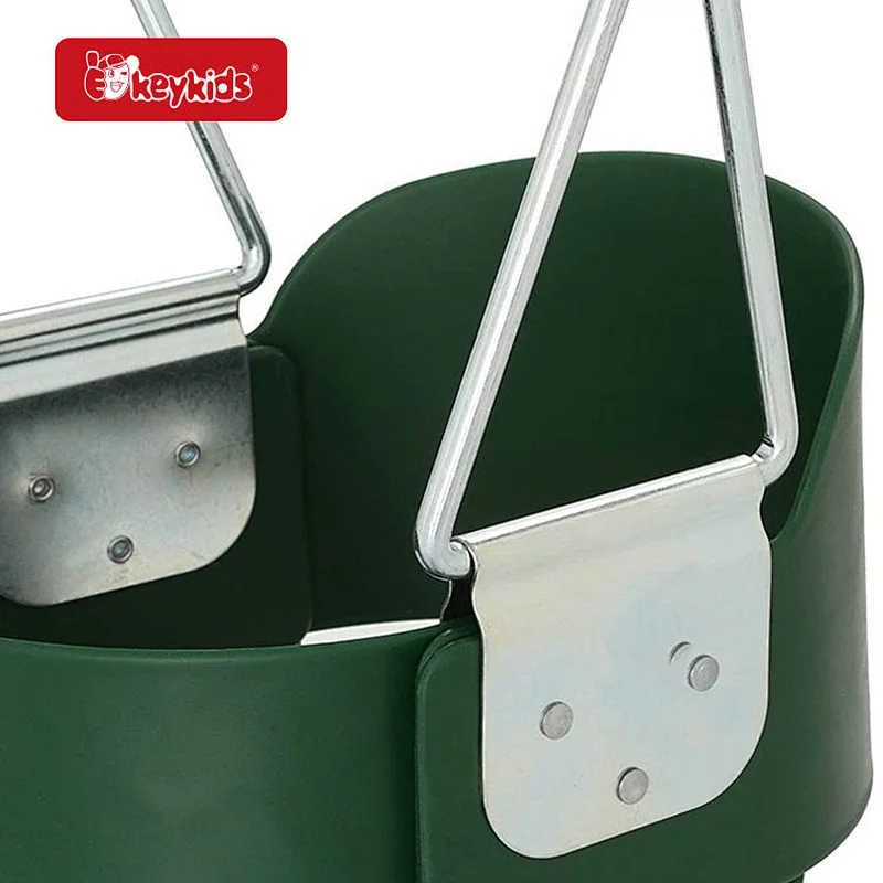 Outdoor Playground Full Bucket Swing Seat for Toddlers W01D293